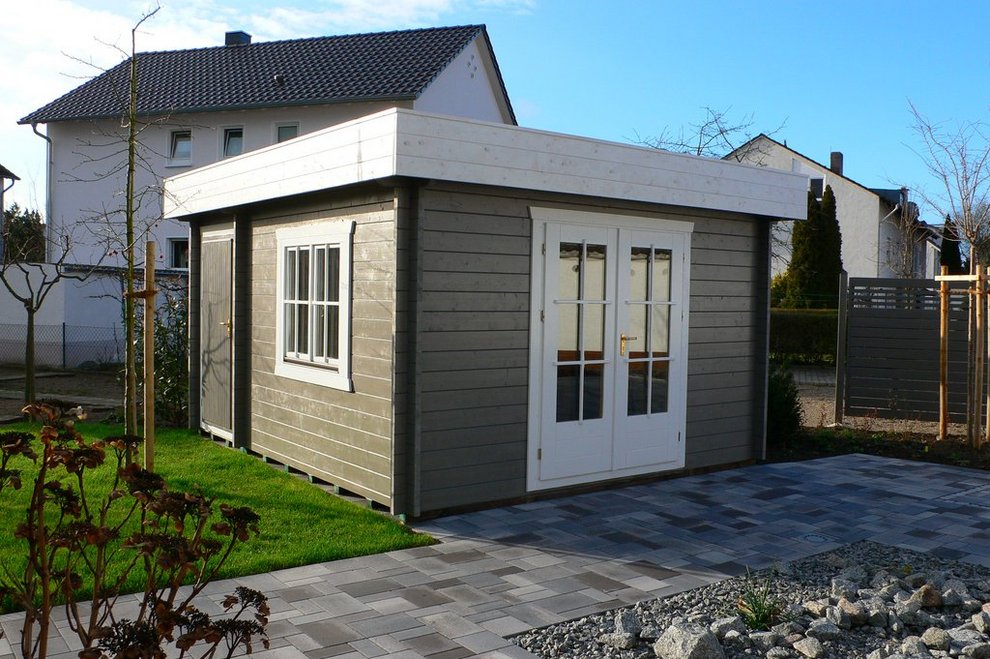 Gartenhäuser mit Flachdach oder Pultdach für Braunschweig